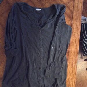 Stunning, Comfy, Charcoal Grey J.Jill Top, M